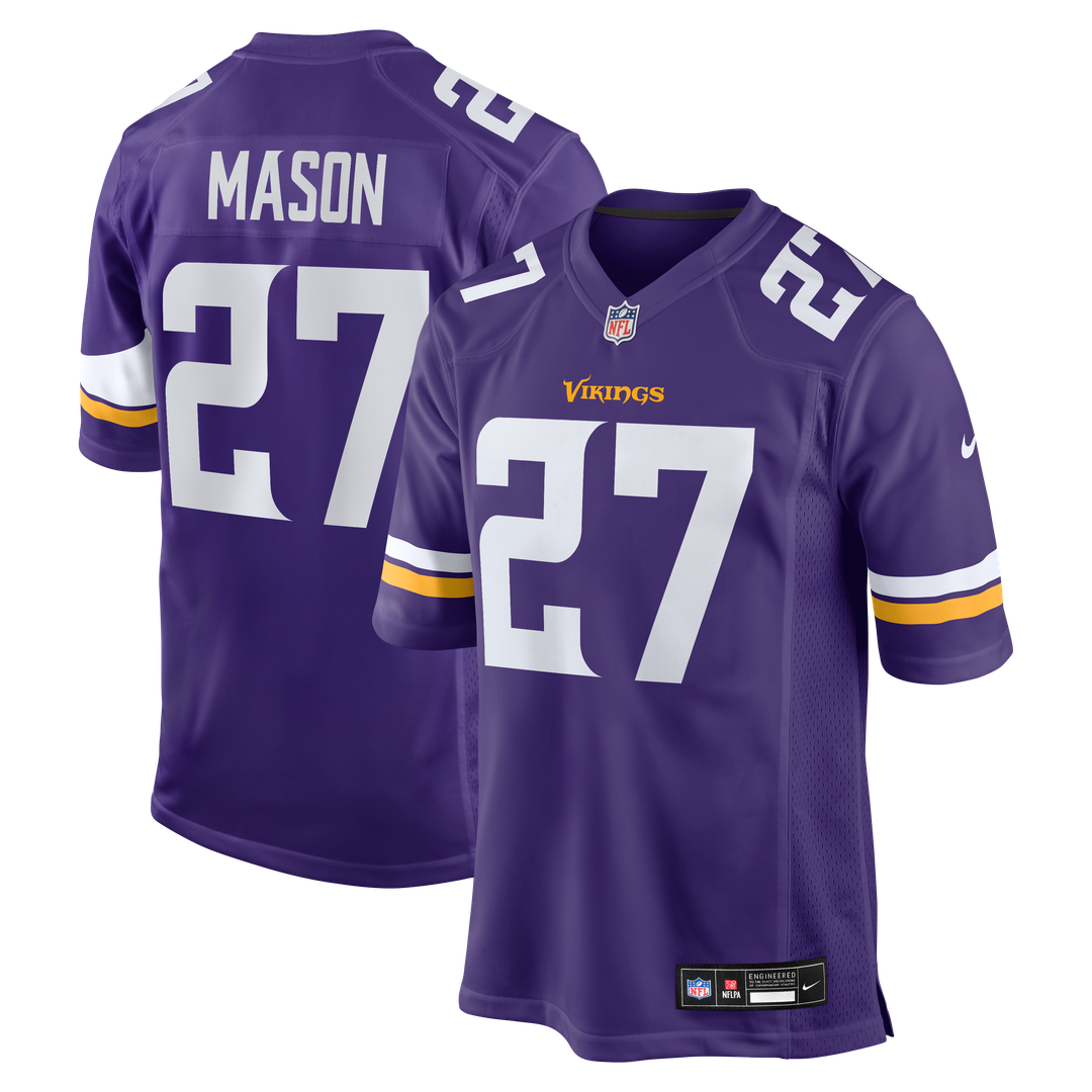 Mason Minnesota Vikings Team Game Jersey - Purple