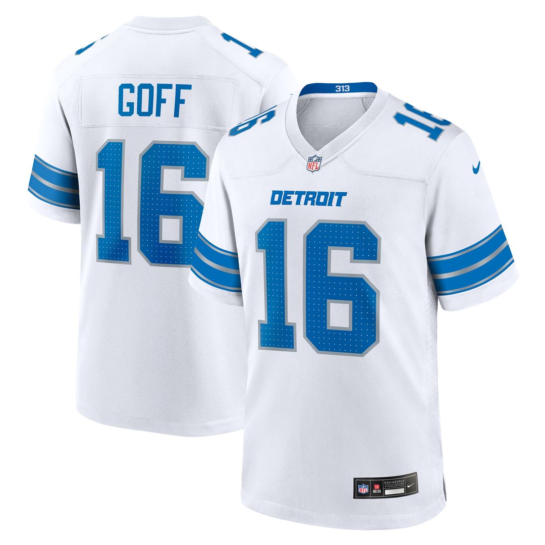 Jared Goff Detroit Lions 2nd Alternate Game Jersey - Black