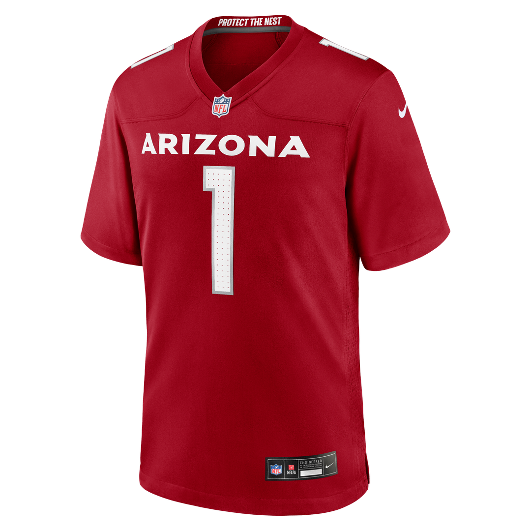 Number 1 Dad Arizona Cardinals Game Jersey - Cardinal
