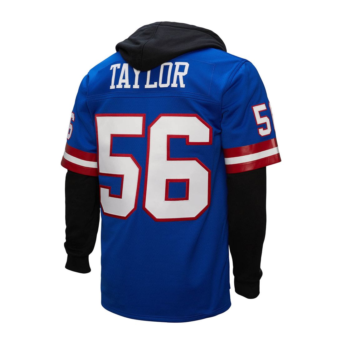 Lawrence Taylor New York Giants Player Name & Number Hoodie Legacy Jersey - Royal