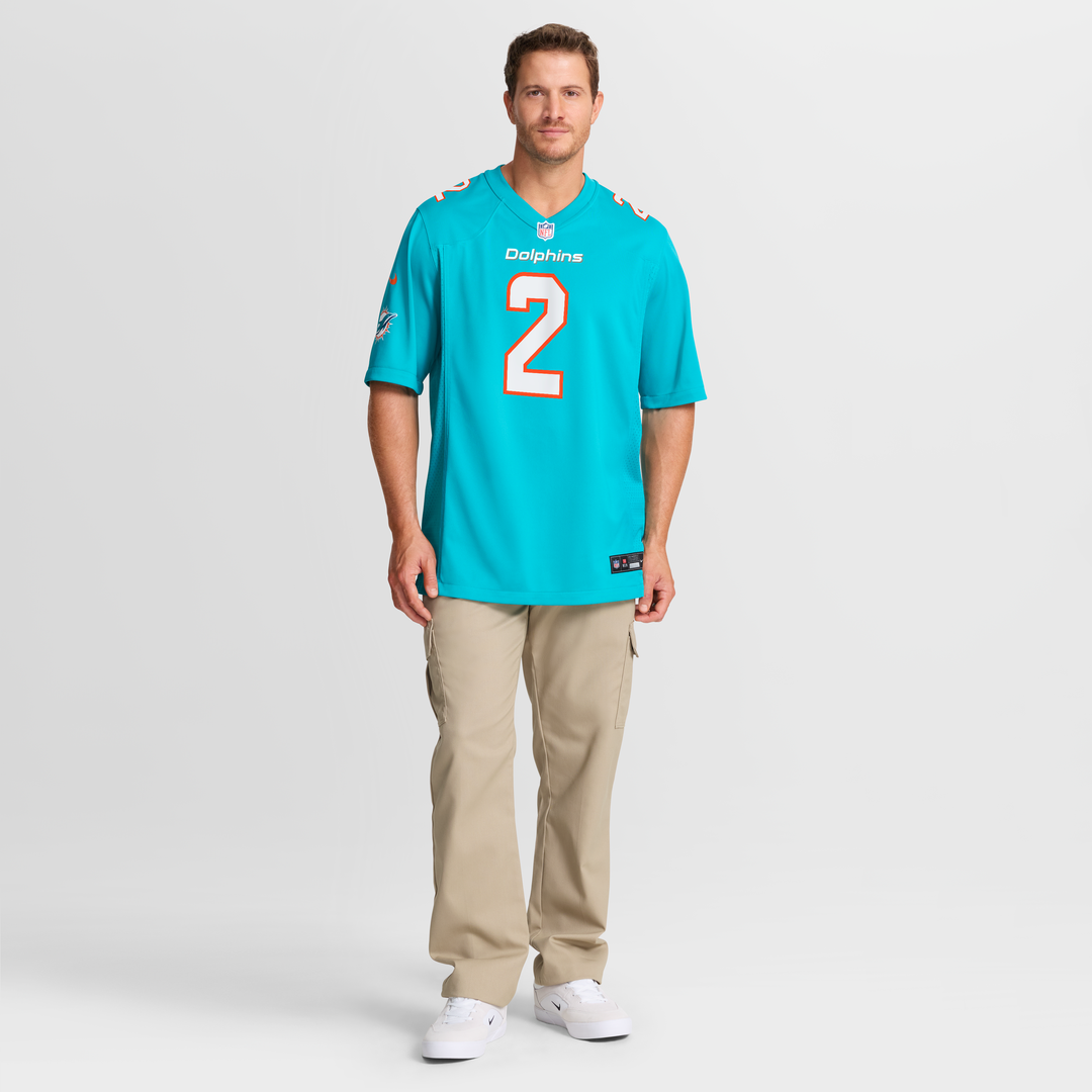 Bradley Chubb Miami Dolphins Game Player Jersey - Aqua