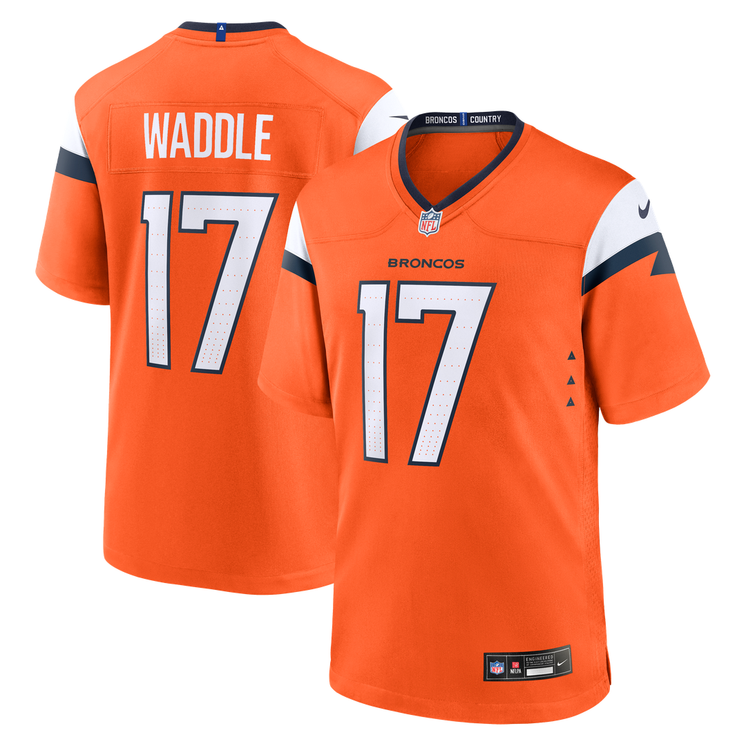 Jaylen Waddle Denver Broncos Game Jersey - Orange