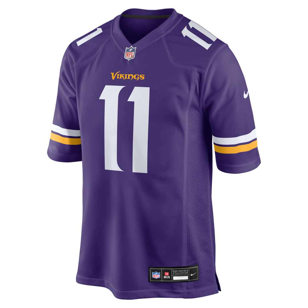 Carson Wentz Minnesota Vikings Team Game Jersey - Purple
