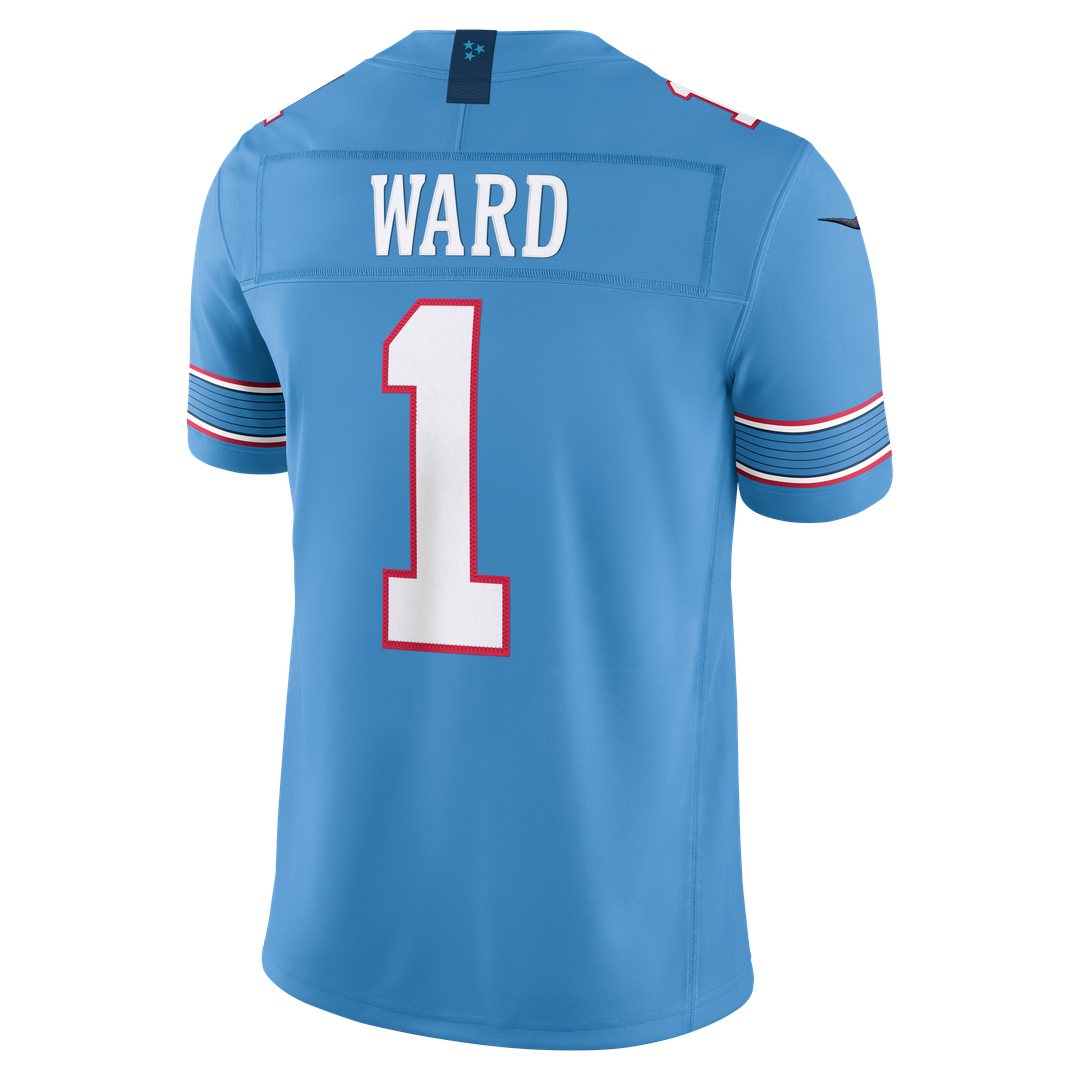 Cameron Ward Tennessee Titans Vapor F.U.S.E. Stitched Limited Jersey - Light Blue