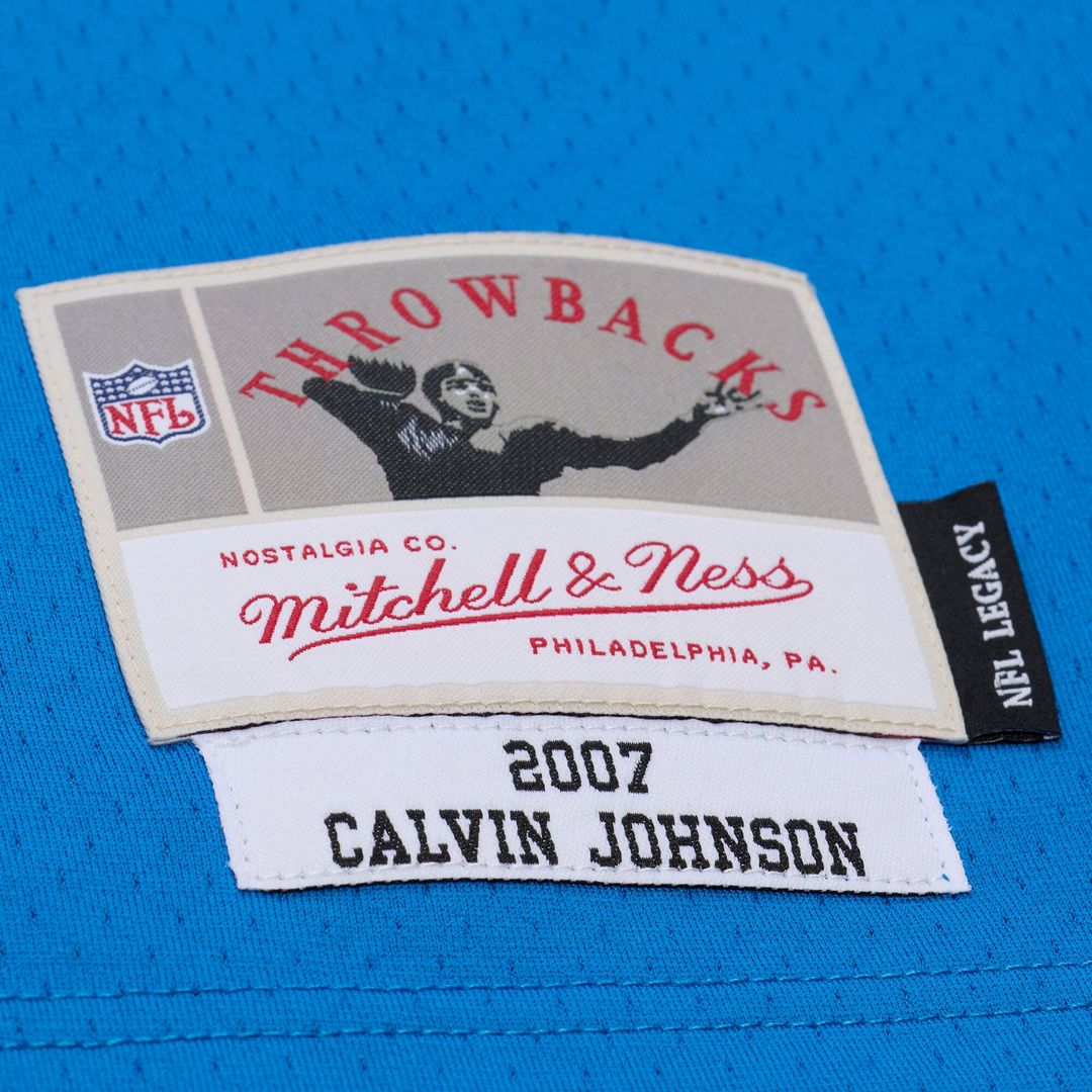 Calvin Johnson Detroit Lions 2007 Legacy Replica Jersey - Blue