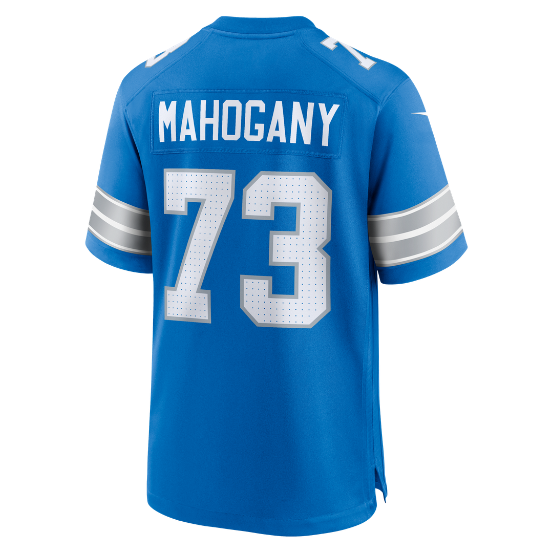 Christian Mahogany Detroit Lions Team Game Jersey - Blue