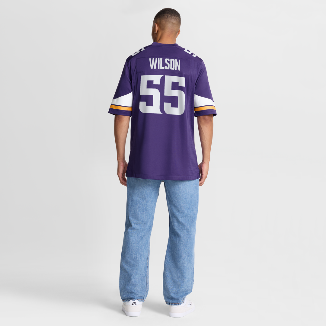 Eric Wilson Minnesota Vikings Team Game Jersey - Purple