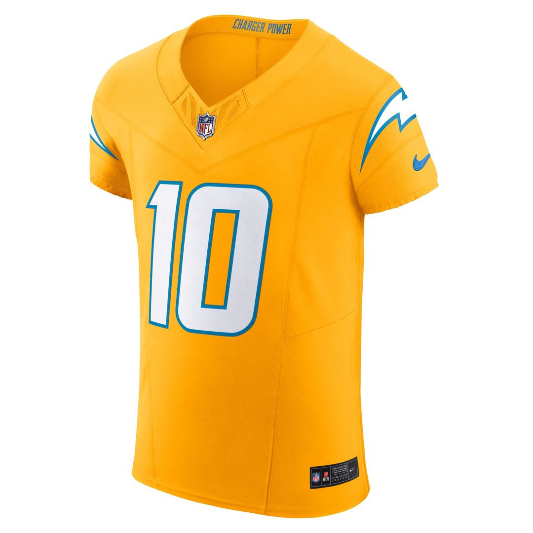 Justin Herbert Los Angeles Chargers Alternate Charger Power Vapor F.U.S.E. Elite Jersey - Gold