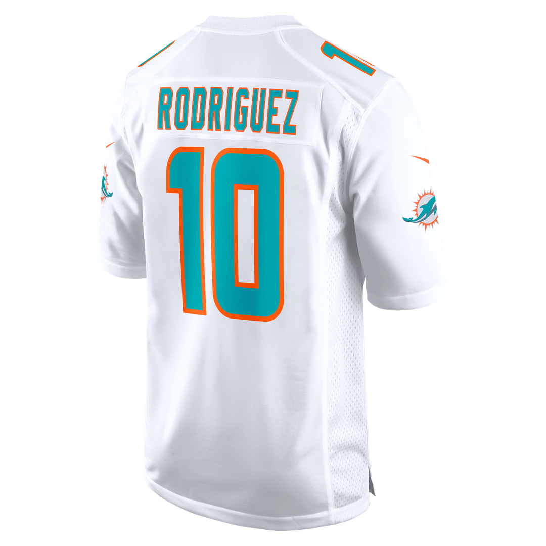 Jacob Rodriguez Miami Dolphins Alternate Game Jersey - Aqua