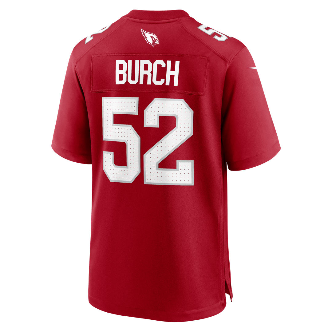 Burch Arizona Cardinals Team Game Jersey - Cardinal