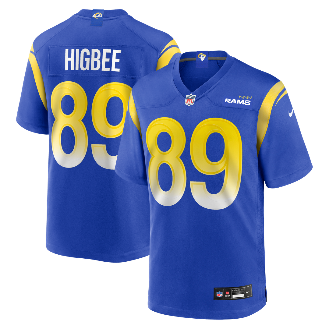 Tyler Higbee Los Angeles Rams Game Player Jersey - Royal