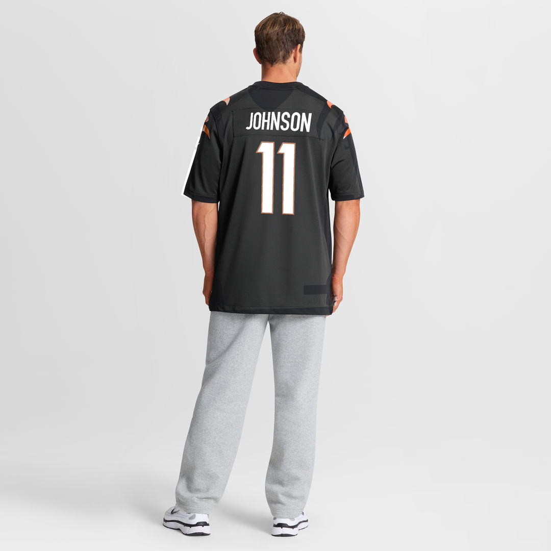 Josh Johnson Cincinnati Bengals Team Game Jersey - Black
