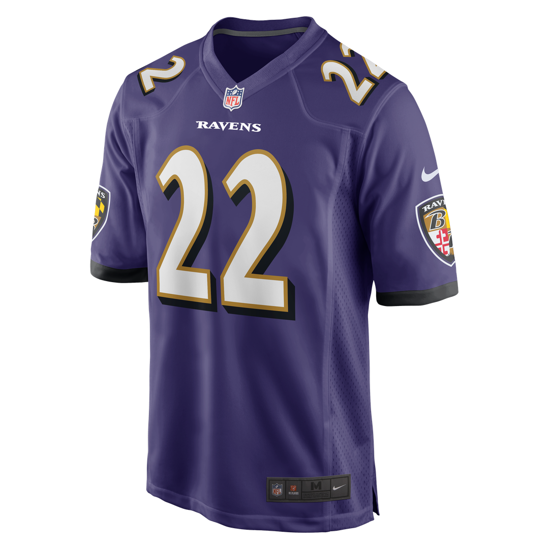 Derrick Henry Baltimore Ravens Game Player Jersey - Purple