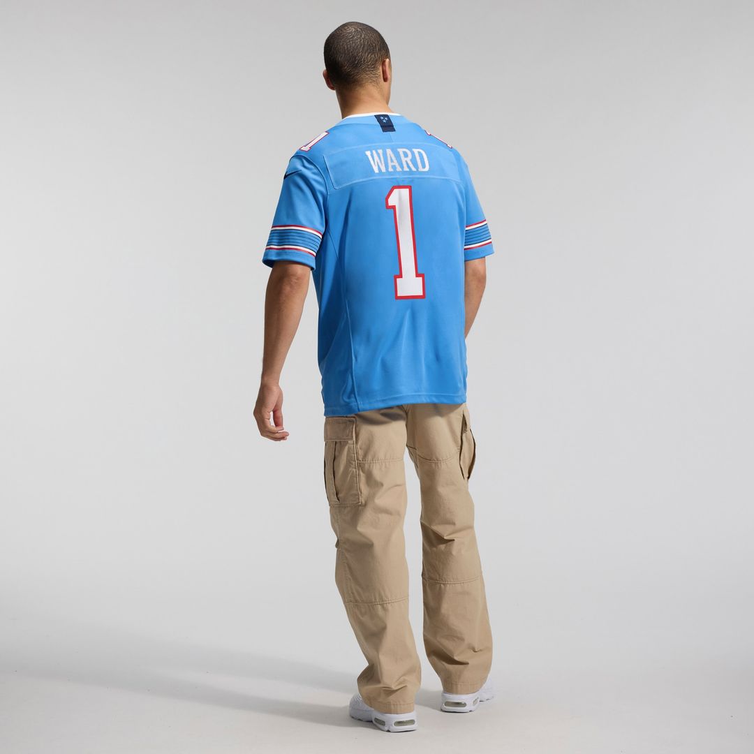 Cameron Ward Tennessee Titans Vapor F.U.S.E. Stitched Limited Jersey - Light Blue