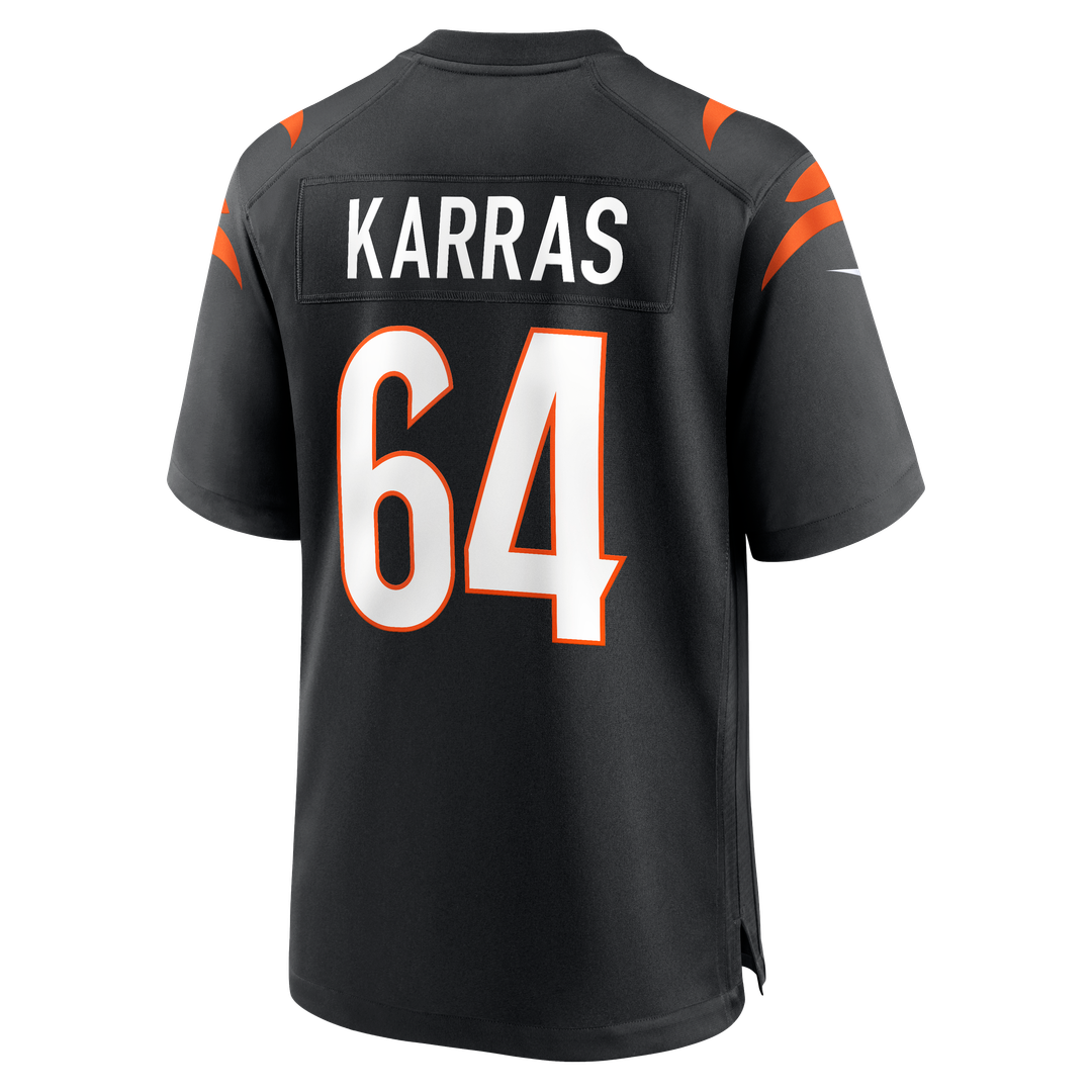 Ted Karras Cincinnati Bengals Game Player Jersey - Black