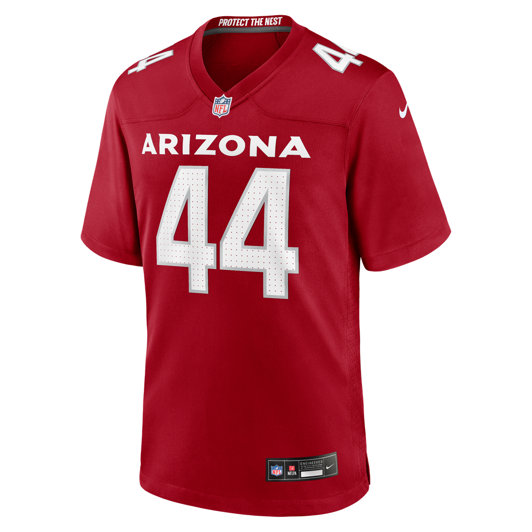 Owen Pappoe Arizona Cardinals Team Game Jersey - Cardinal