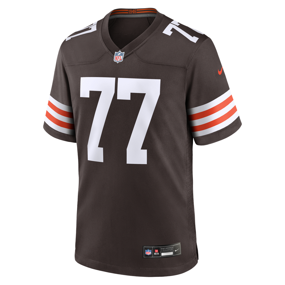 Zion Johnson Cleveland Browns Team Game Jersey - Brown