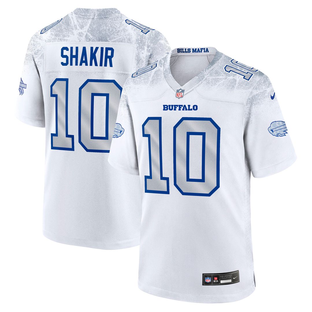 Khalil Shakir Buffalo Bills 2025 Rivalries Collection Game Jersey - White