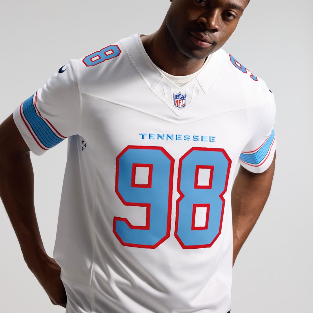 Jeffery Simmons Tennessee Titans Vapor F.U.S.E. Sewn Down Limited Jersey - Light Blue