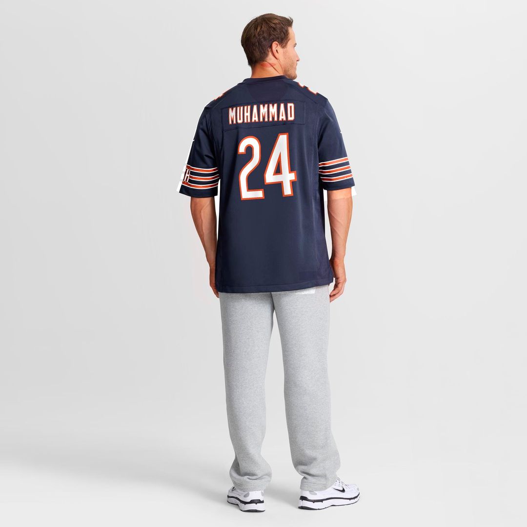 Malik Muhammad Chicago Bears Team Game Jersey - Navy