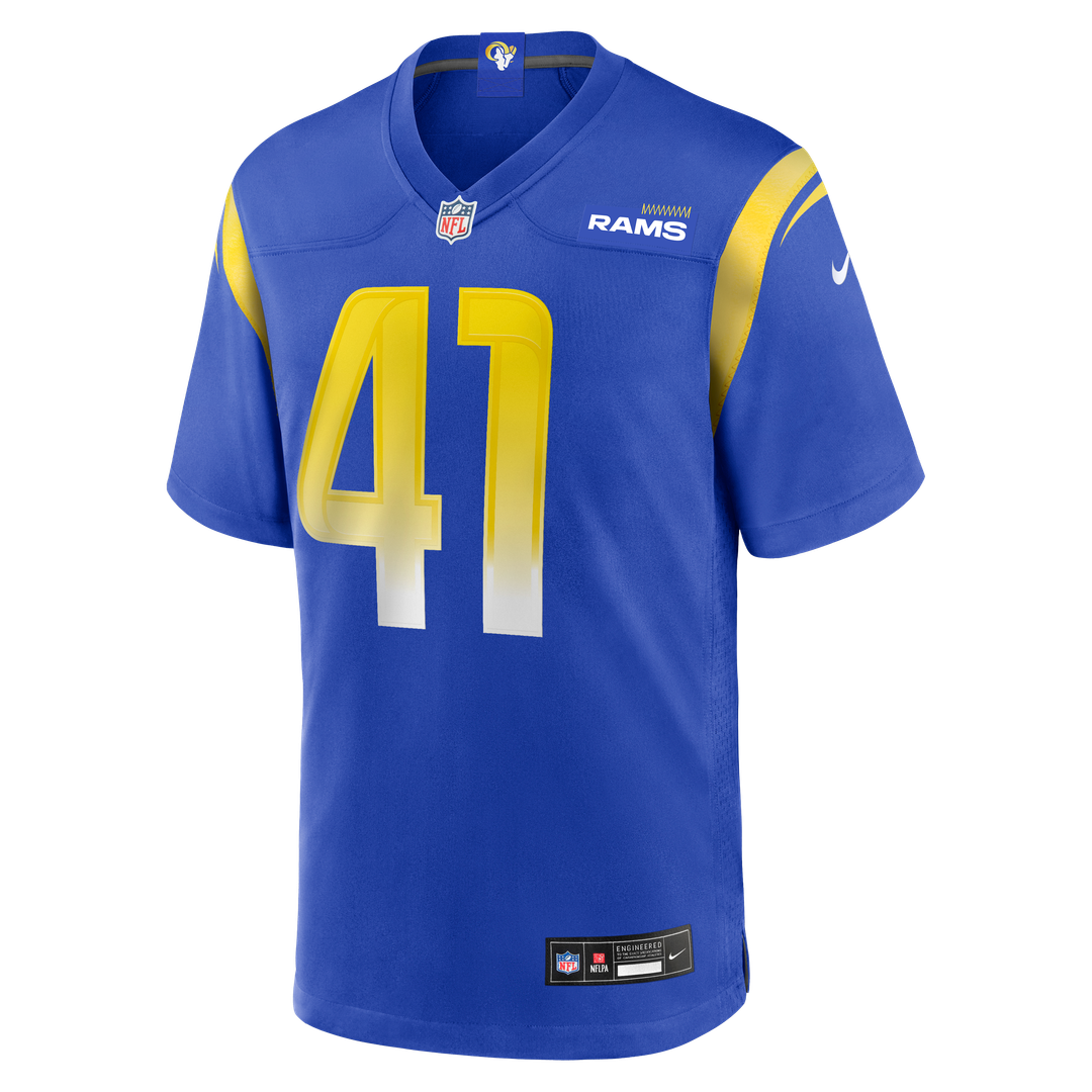 Cameron McCutcheon Los Angeles Rams Game Jersey - Royal