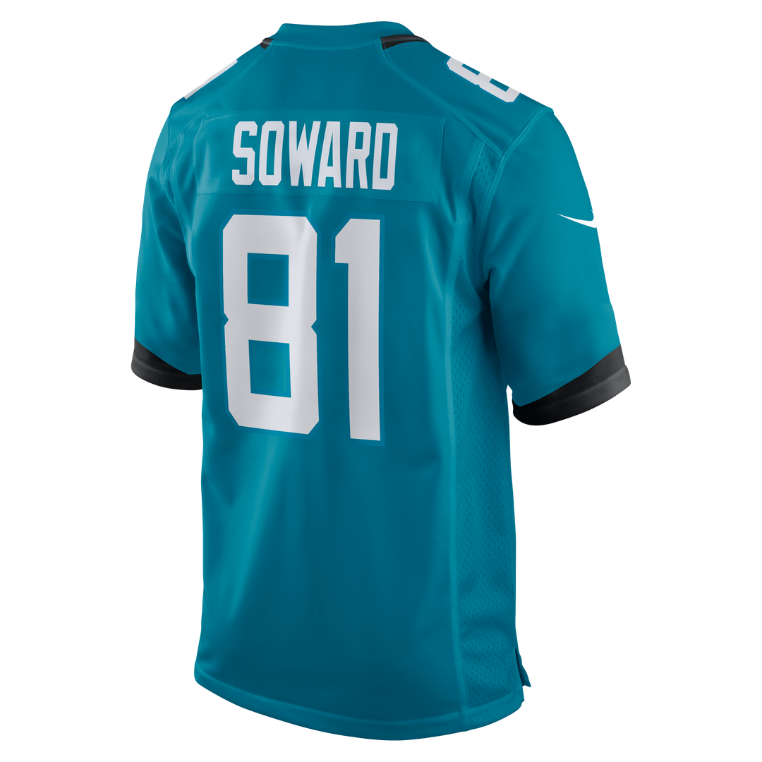 R. Jay Soward Jacksonville Jaguars Retired Player Team Game Jersey - Teal