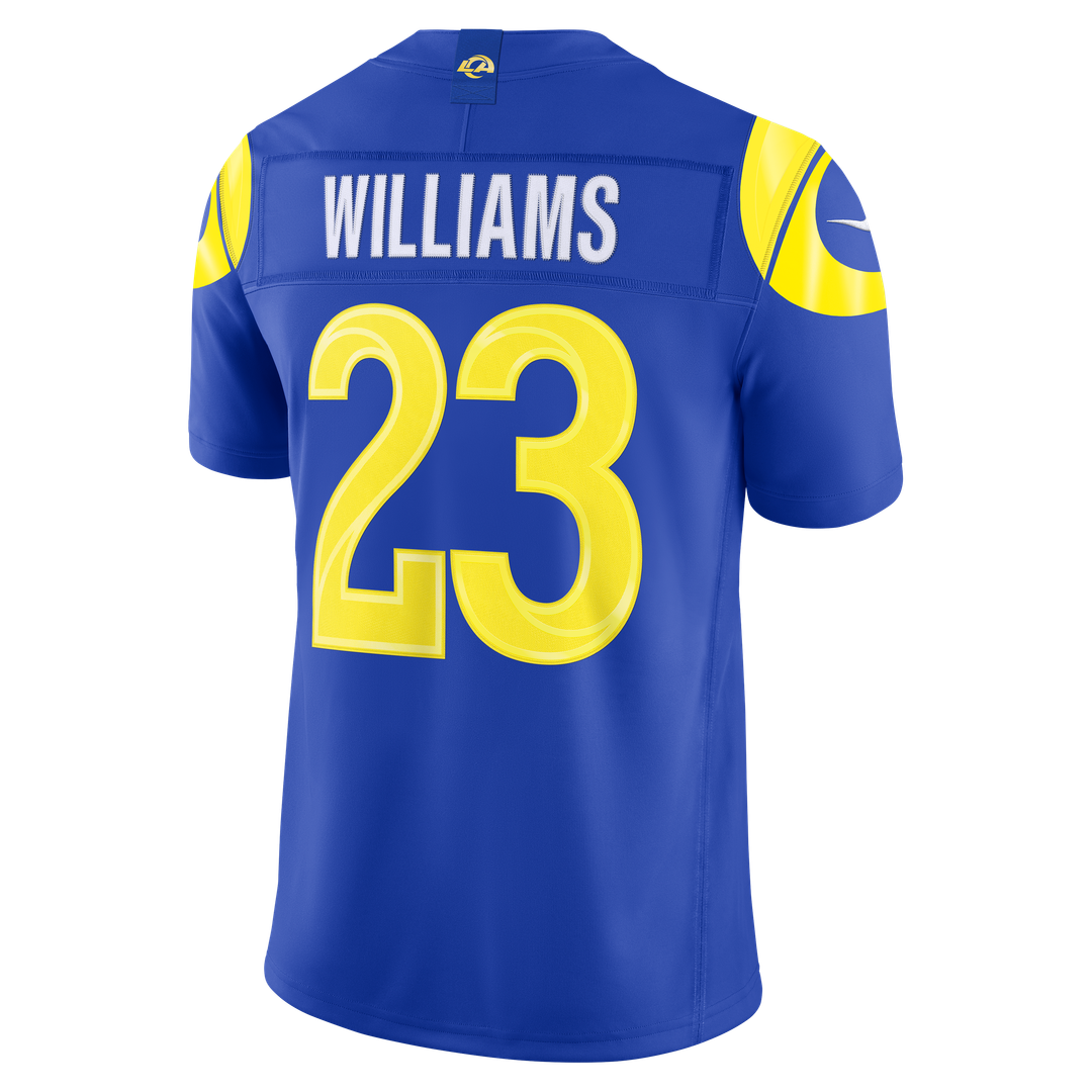 Kyren Williams Los Angeles Rams Vapor F.U.S.E. Stitched Limited Jersey - Royal