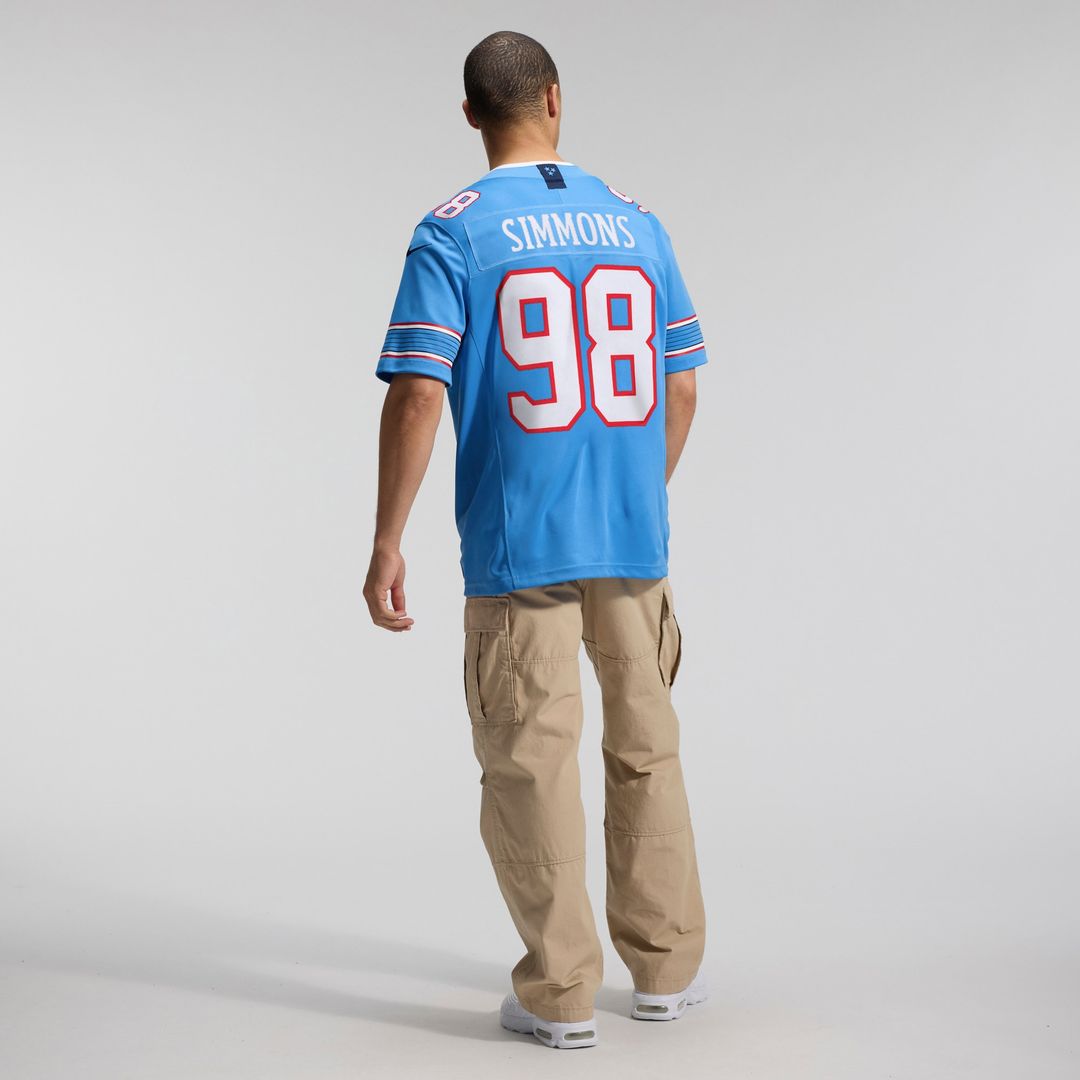 Jeffery Simmons Tennessee Titans Vapor F.U.S.E. Sewn Down Limited Jersey - Light Blue