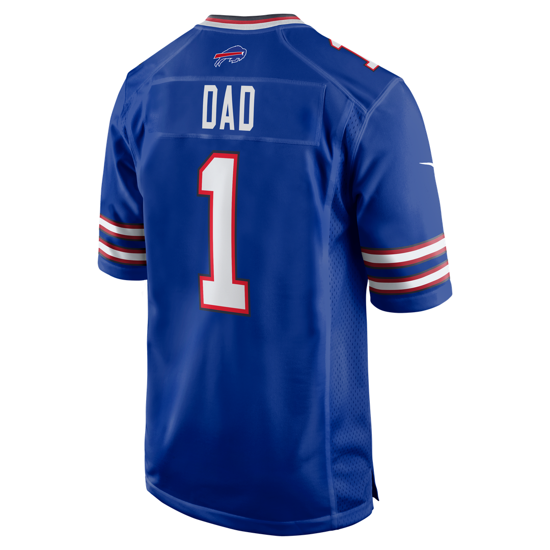 Number 1 Dad Buffalo Bills Game Jersey - Royal
