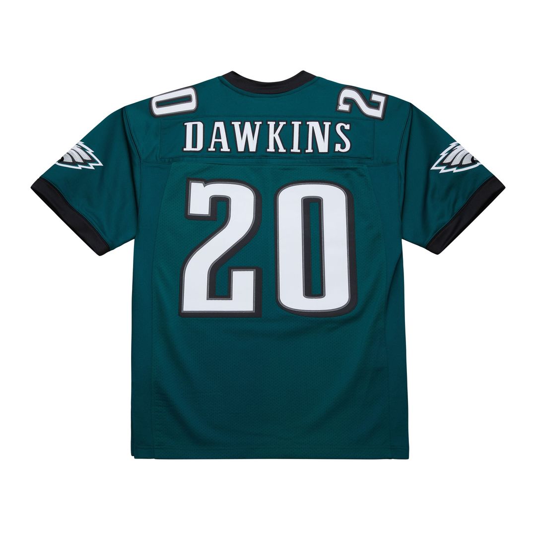 Brian Dawkins Philadelphia Eagles 2007 Authentic Throwback Retired Player Jersey - Green