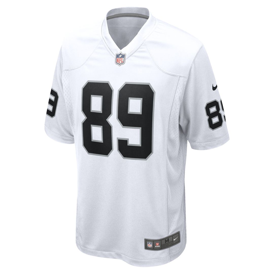 Brock Bowers Las Vegas Raiders Game Jersey - White