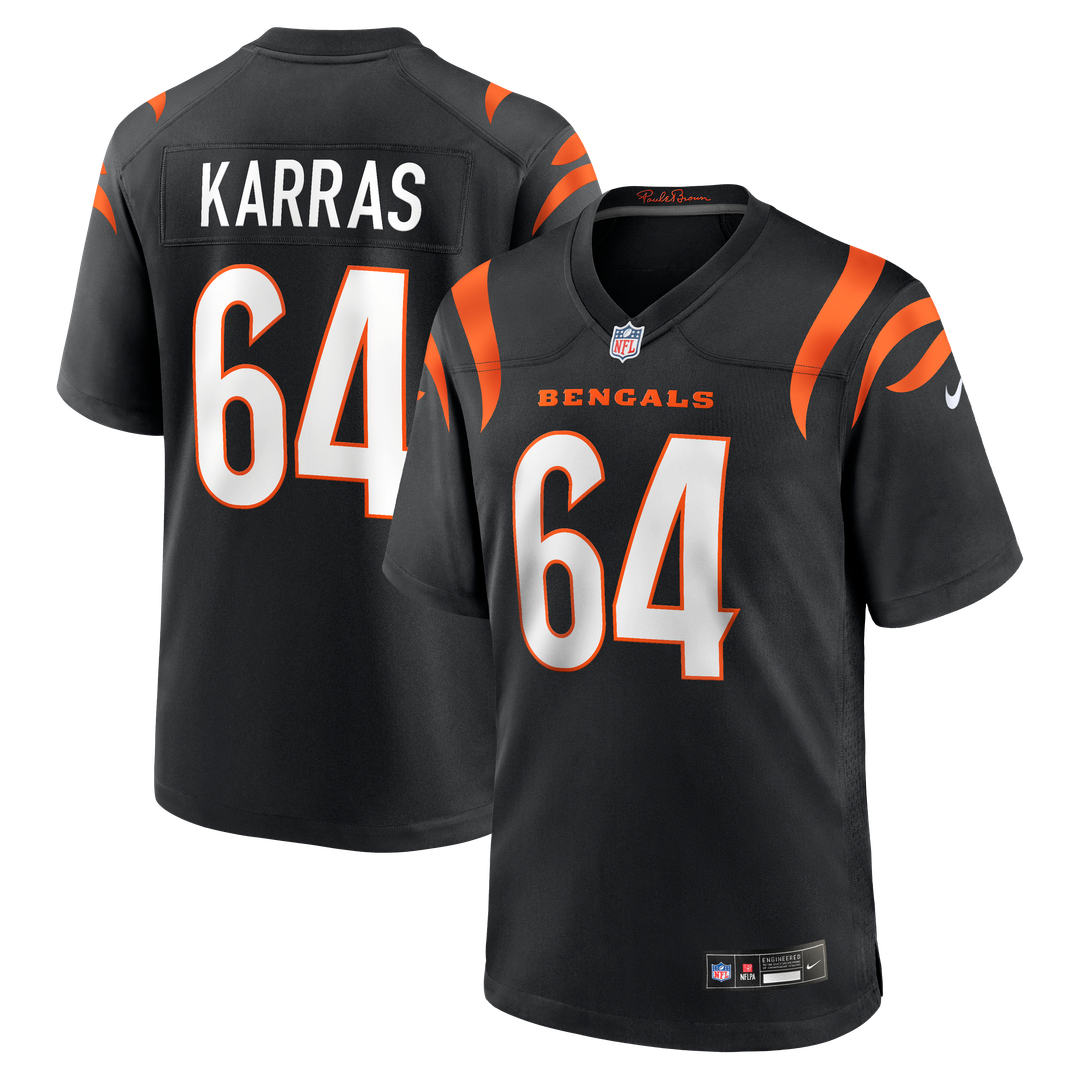 Ted Karras Cincinnati Bengals Game Player Jersey - Black