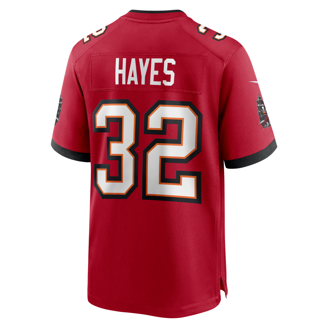 Josh Hayes Tampa Bay Buccaneers Game Jersey - Red