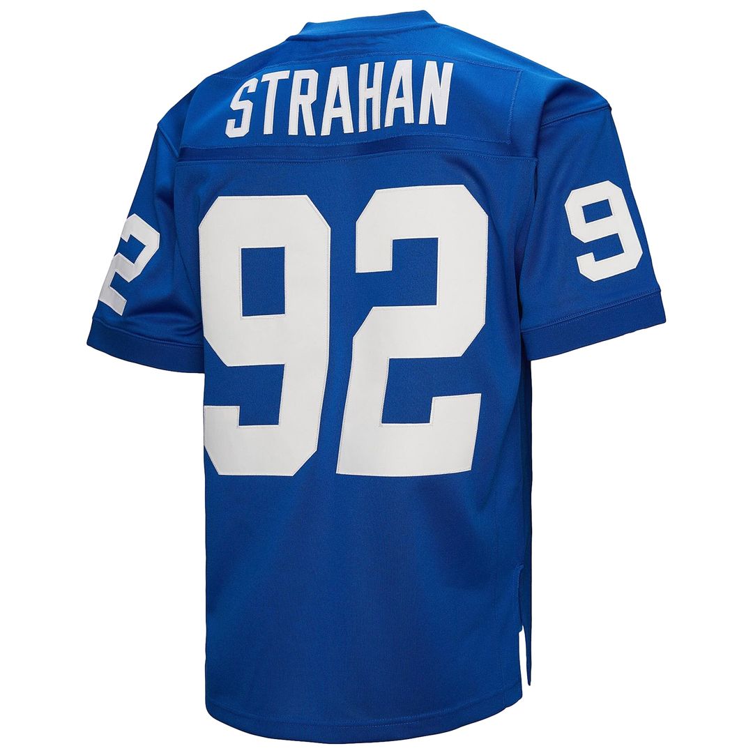 Michael Strahan New York Giants 1994 Authentic Throwback Retired Player Jersey - Royal