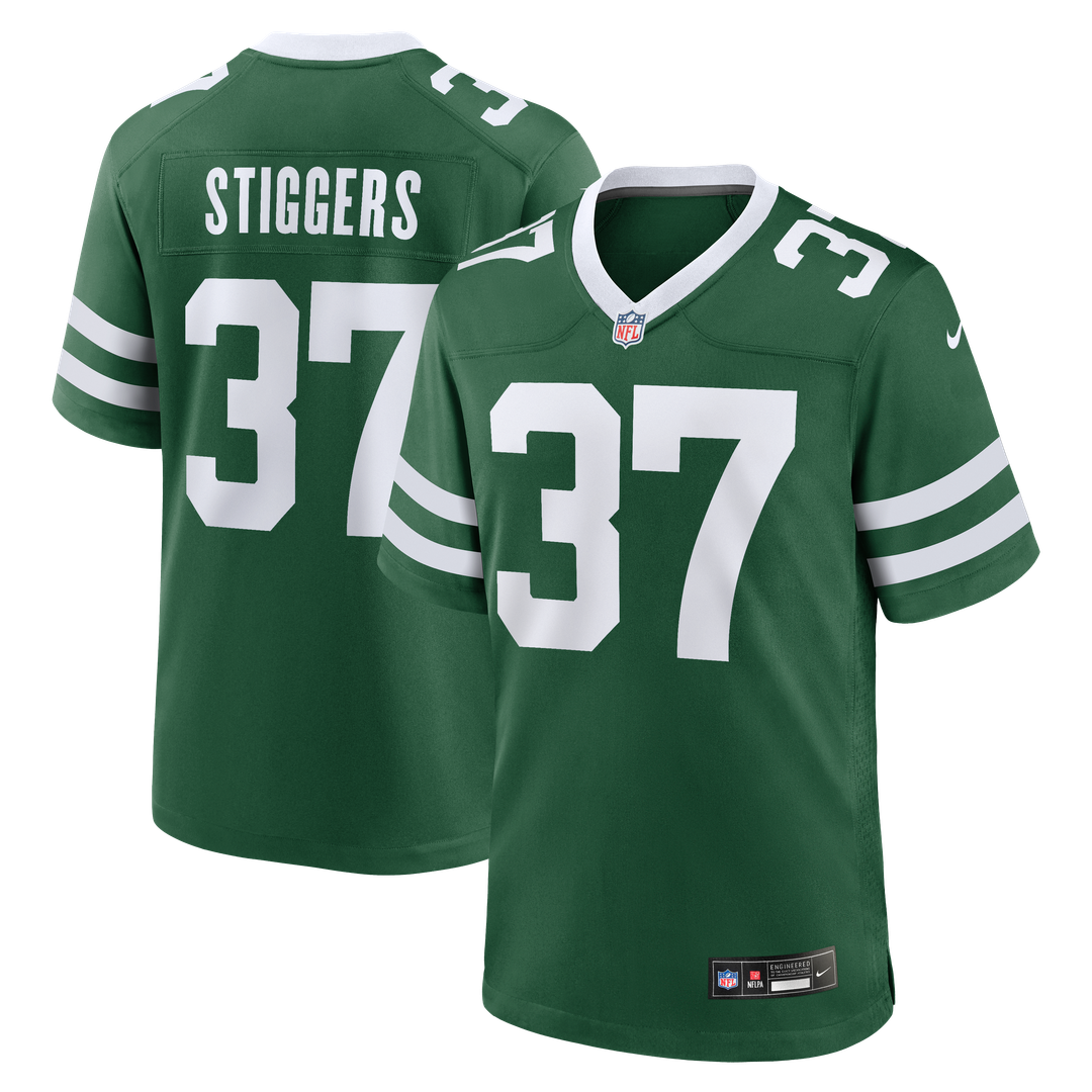 Qwan'tez Stiggers New York Jets Team Game Jersey - Legacy Green