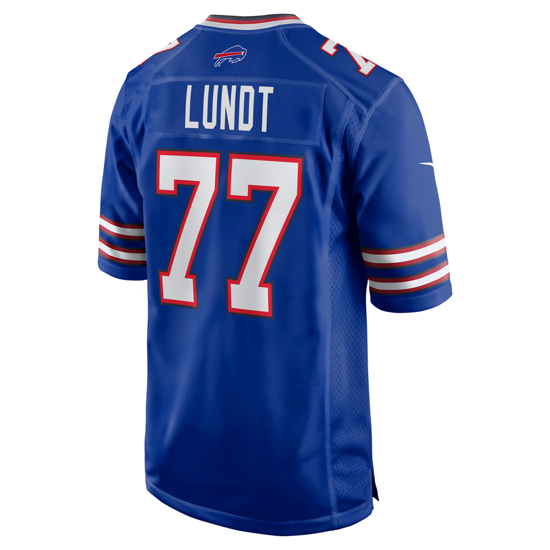 Chase Lundt Buffalo Bills Team Game Jersey - Royal