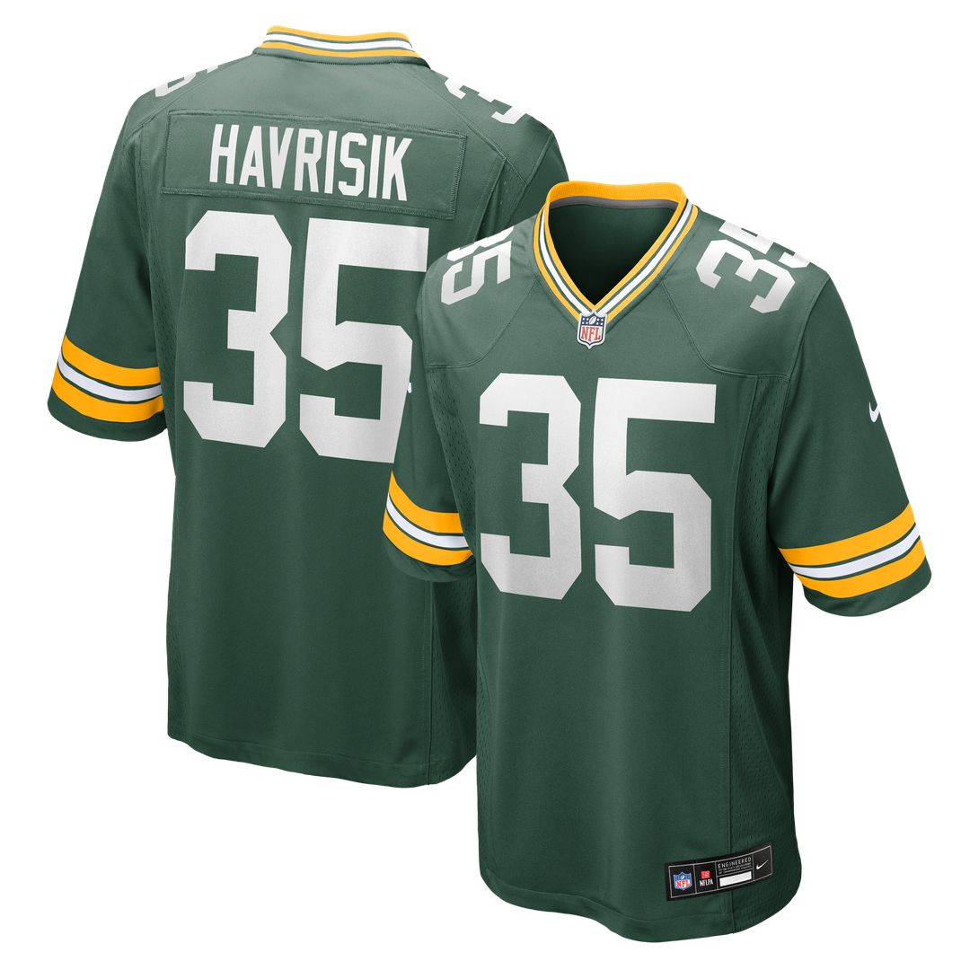 Lucas Havrisik Green Bay Packers Team Game Jersey - Green