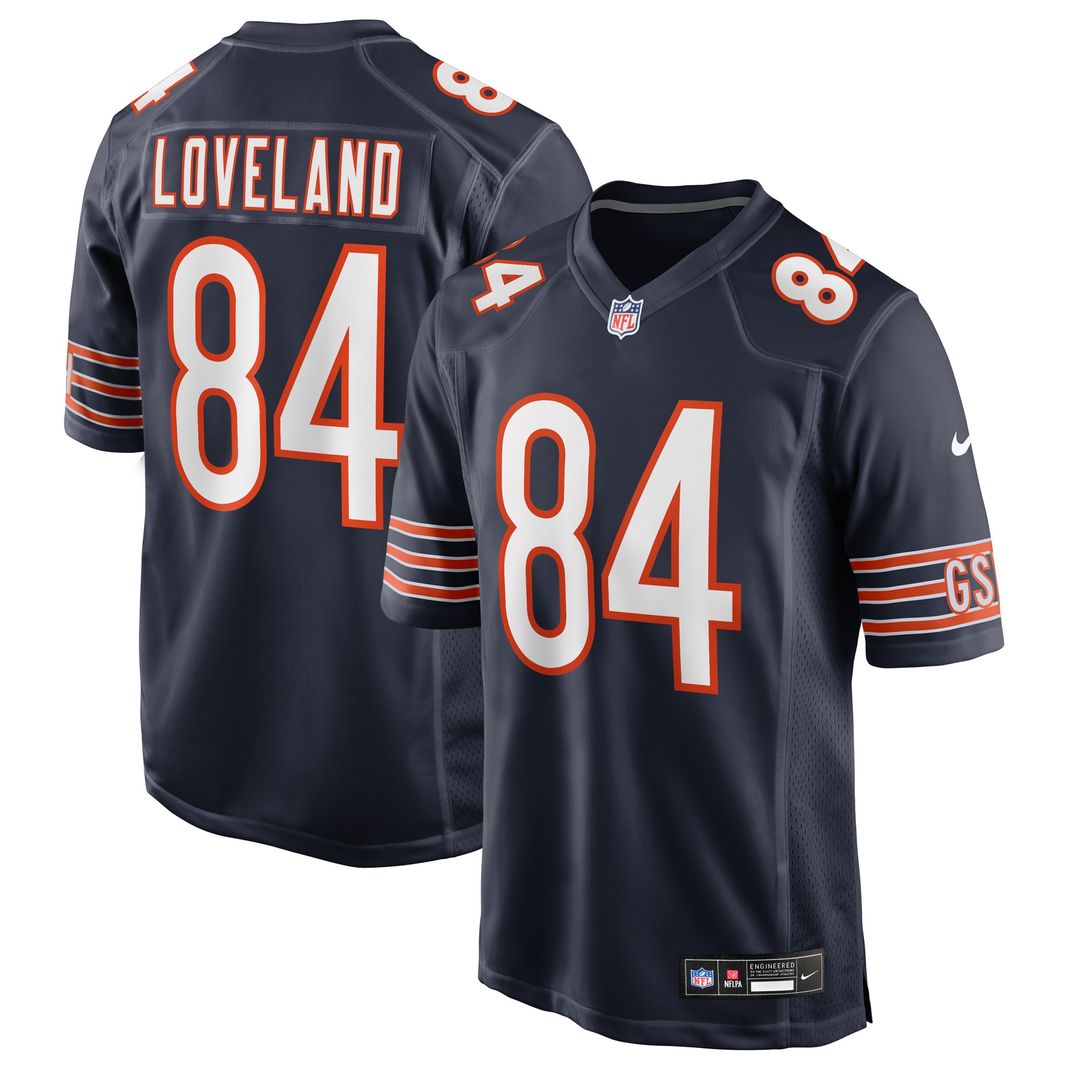 Colston Loveland Chicago Bears Team Game Jersey - Navy