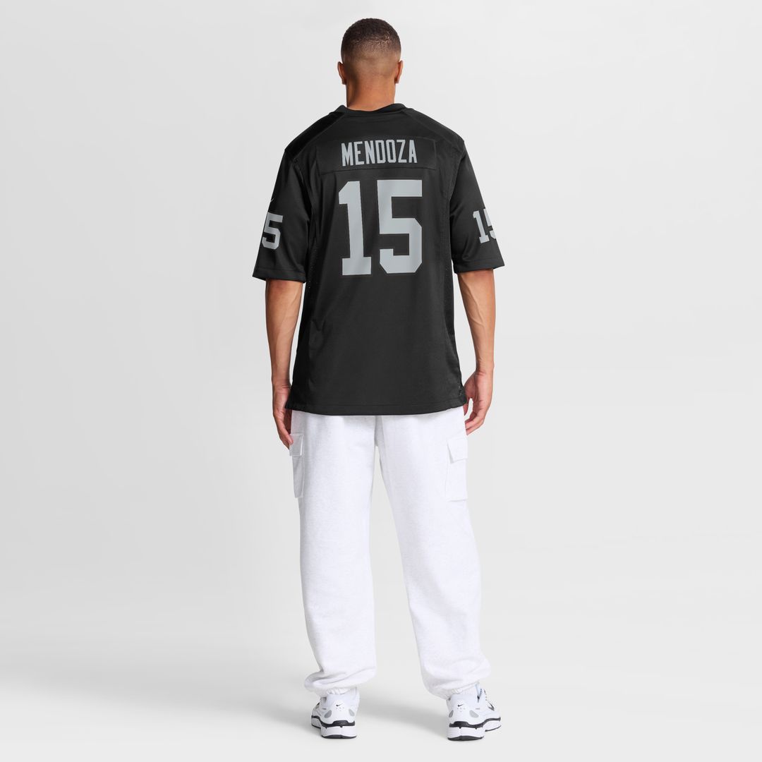 Fernando Mendoza Las Vegas Raiders 2026 NFL Draft First Round Pick No. 1 Team Game Jersey - Black