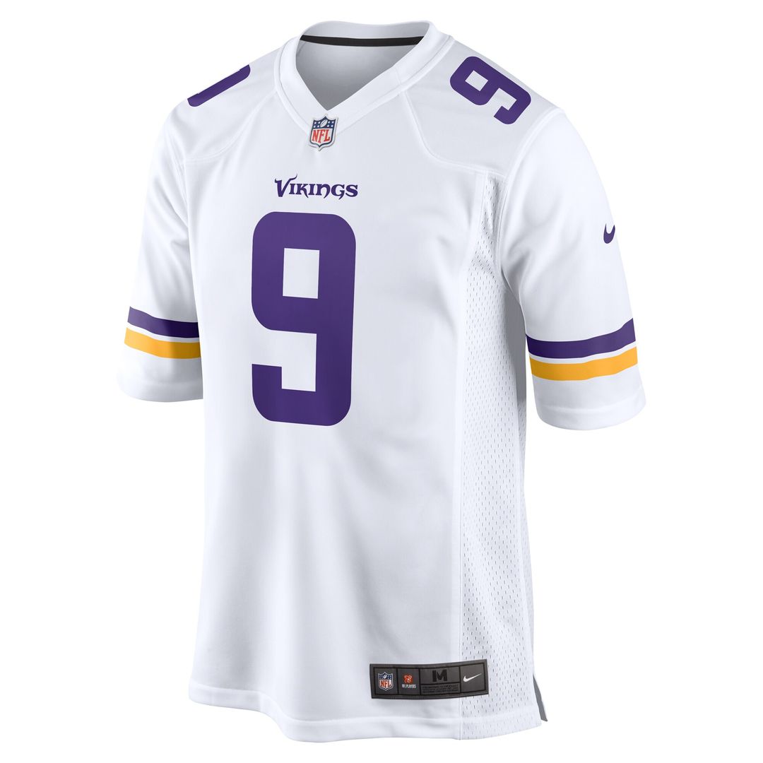 J.J. McCarthy Minnesota Vikings Game Jersey - White