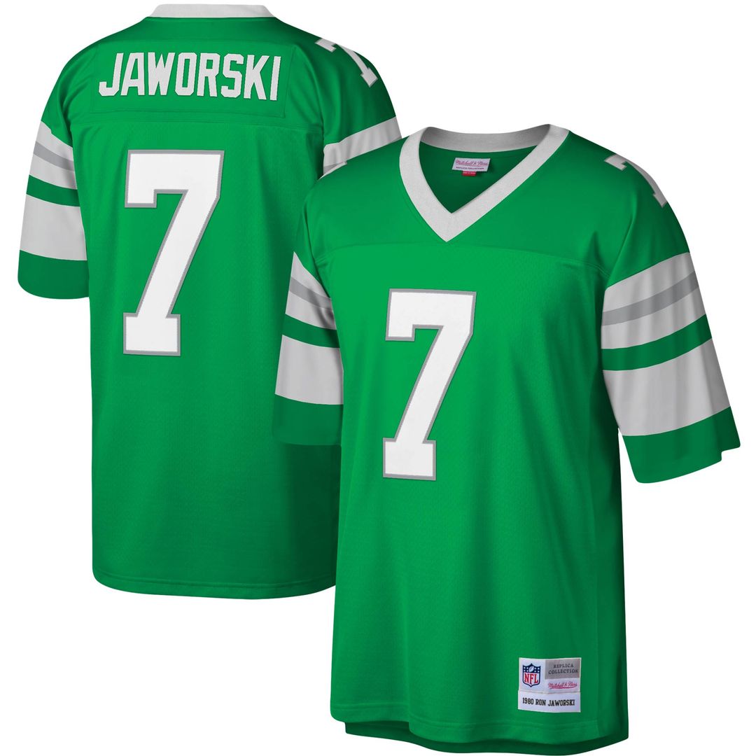 Ron Jaworski Philadelphia Eagles Legacy Replica Jersey - Kelly Green
