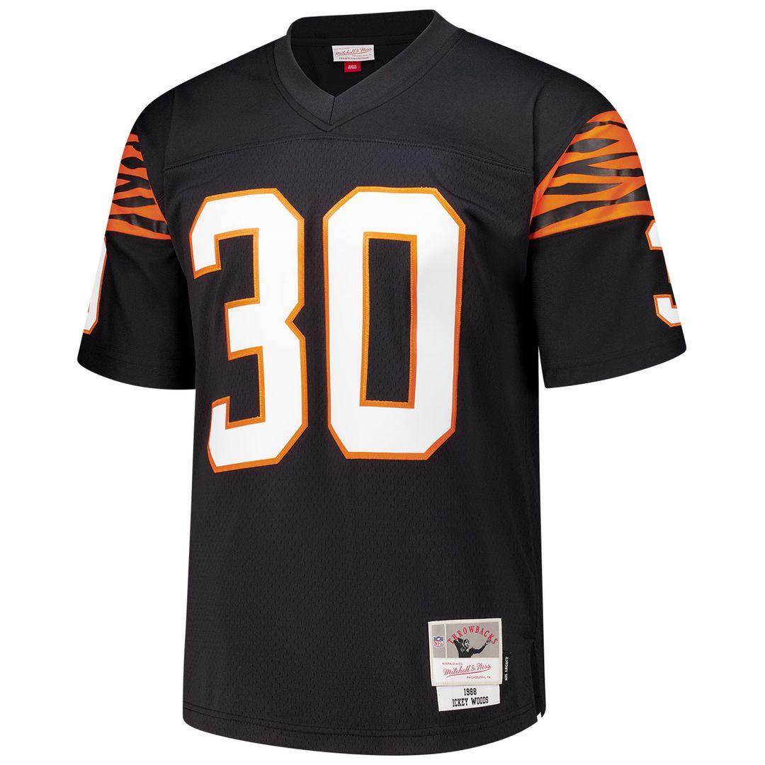 Ickey Woods Cincinnati Bengals 1988 Legacy Replica Jersey - Black
