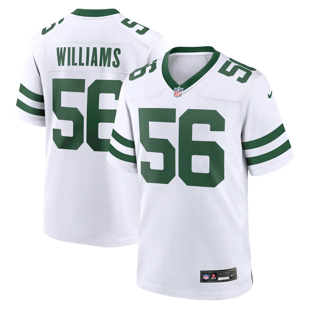 Quincy Williams New York Jets Game Player Jersey – Legacy Green