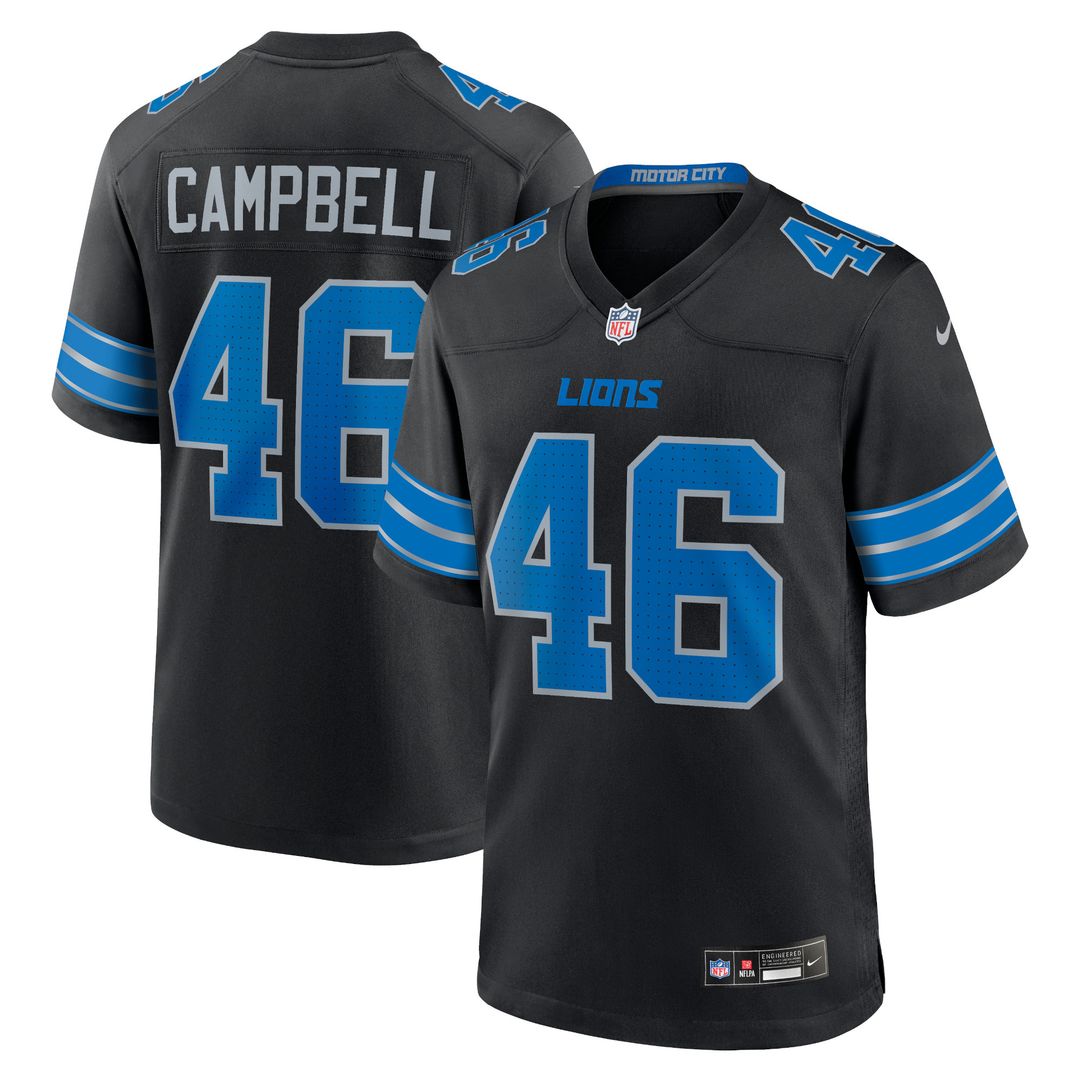 Jack Campbell Detroit Lions White Game Jersey - White