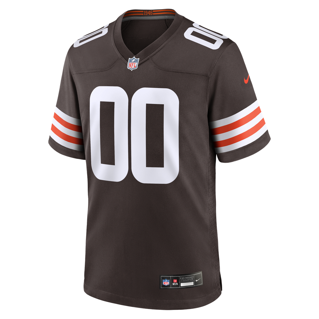 Joe Royer Cleveland Browns Game Jersey - Brown