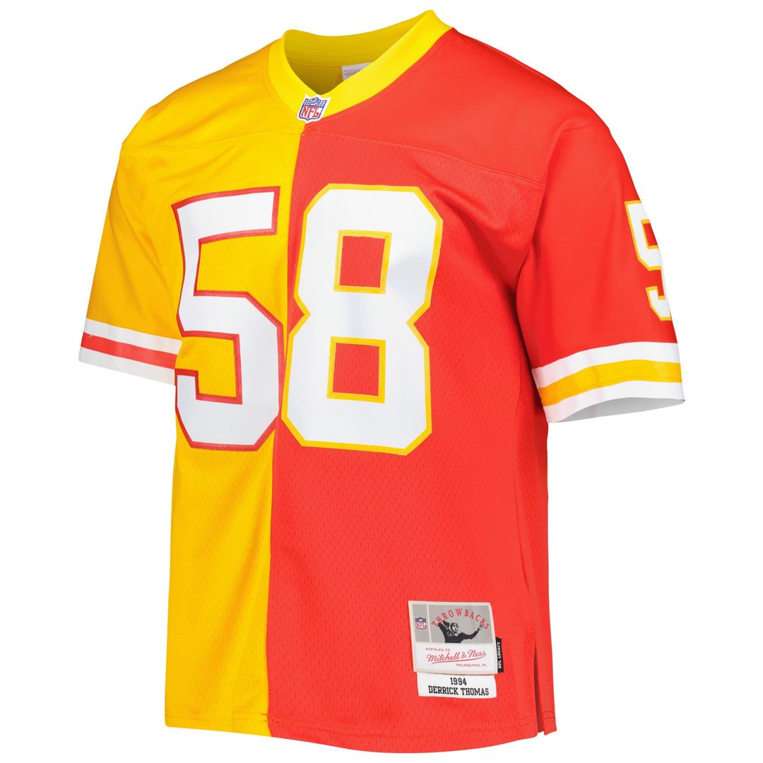 Derrick Thomas Kansas City Chiefs 1994 Split Legacy Replica Jersey - Red/Gold