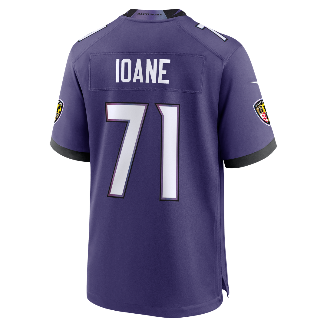 Olaivavega Ioane Baltimore Ravens 2026 NFL Draft First Round Pick No. 14 Team Game Jersey - Purple