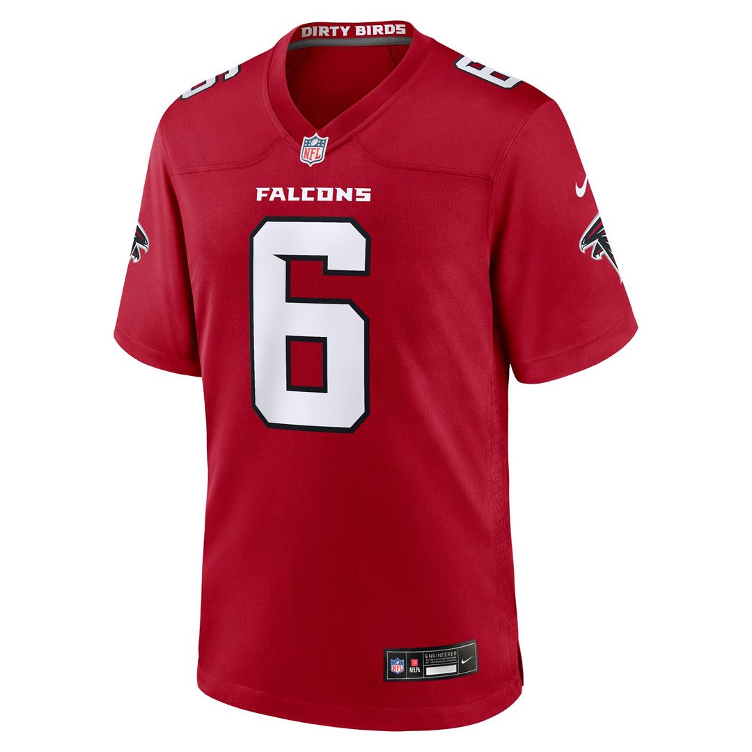 Nick Folk Atlanta Falcons Team Game Jersey - Red