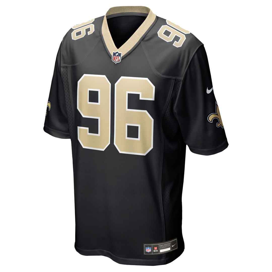Carl Granderson New Orleans Saints Game Jersey - Black