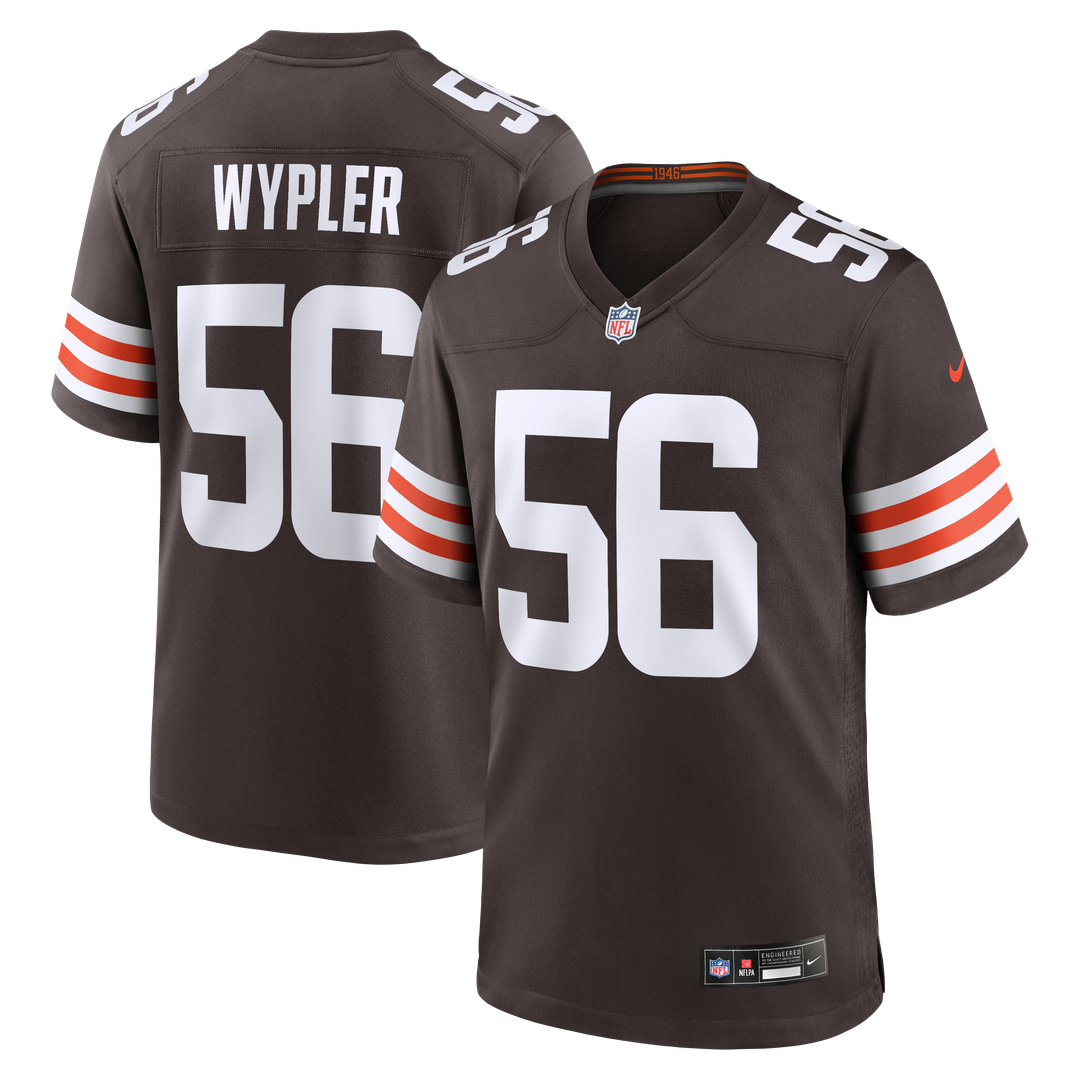 Luke Wypler Cleveland Browns Team Game Jersey - Brown